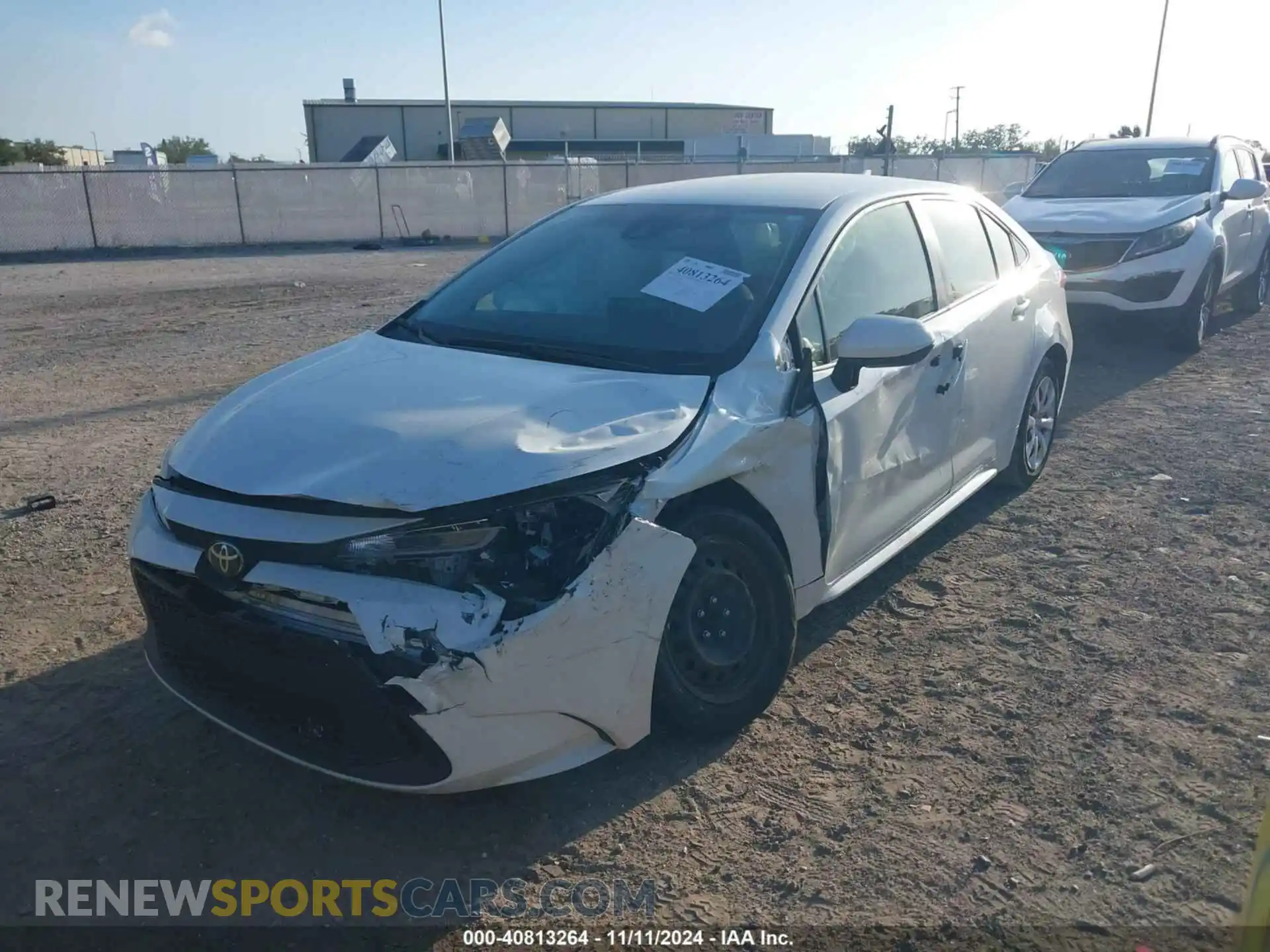 2 Photograph of a damaged car JTDEPMAE3MJ118076 TOYOTA COROLLA 2021