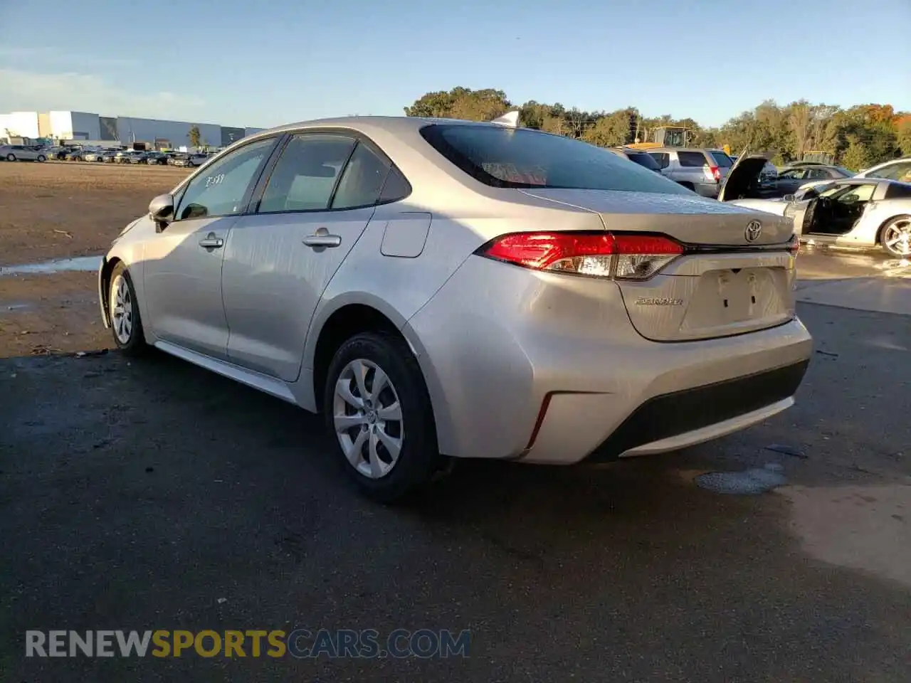3 Photograph of a damaged car JTDEPMAE3MJ119051 TOYOTA COROLLA 2021