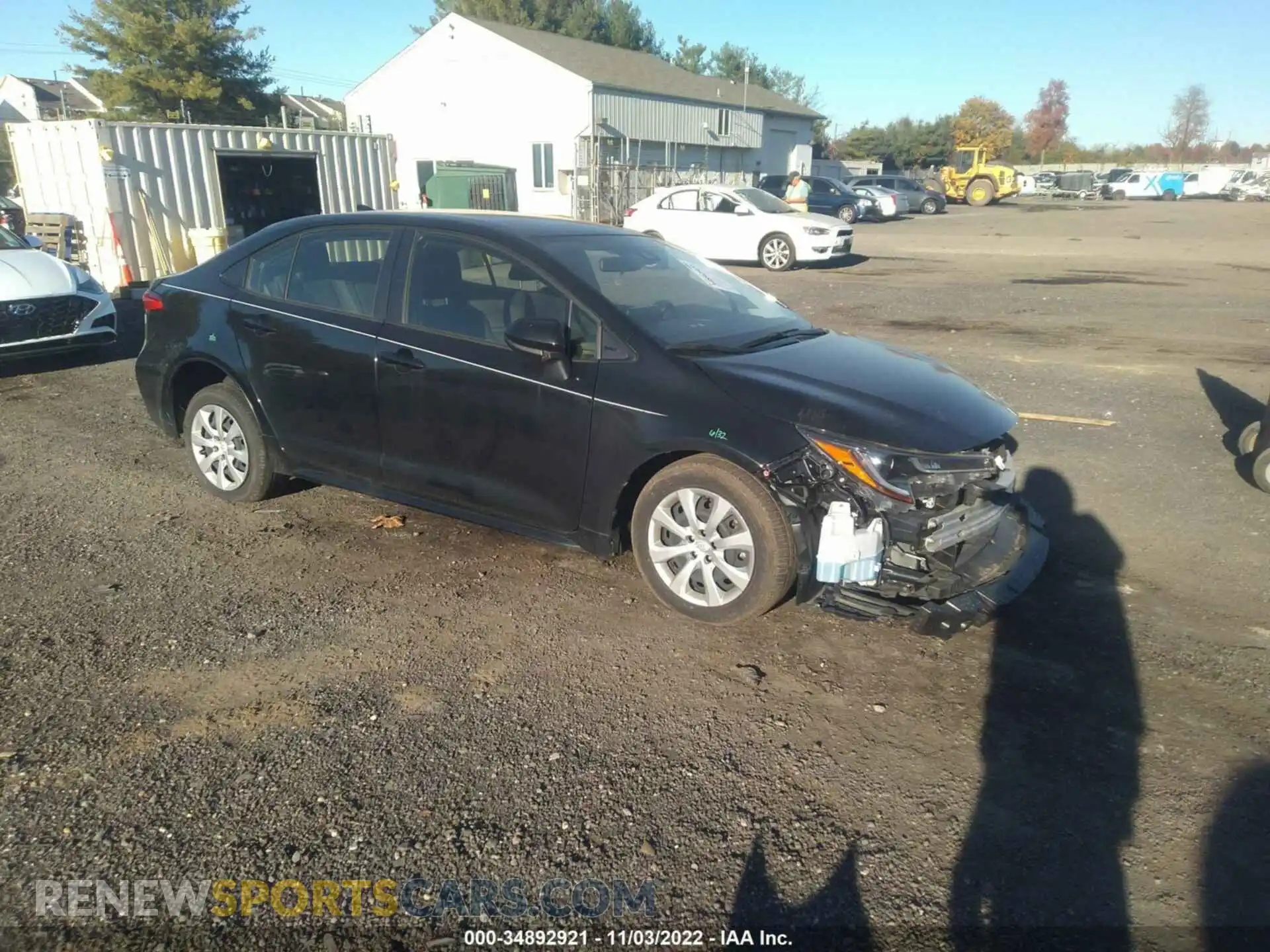 1 Photograph of a damaged car JTDEPMAE3MJ119843 TOYOTA COROLLA 2021