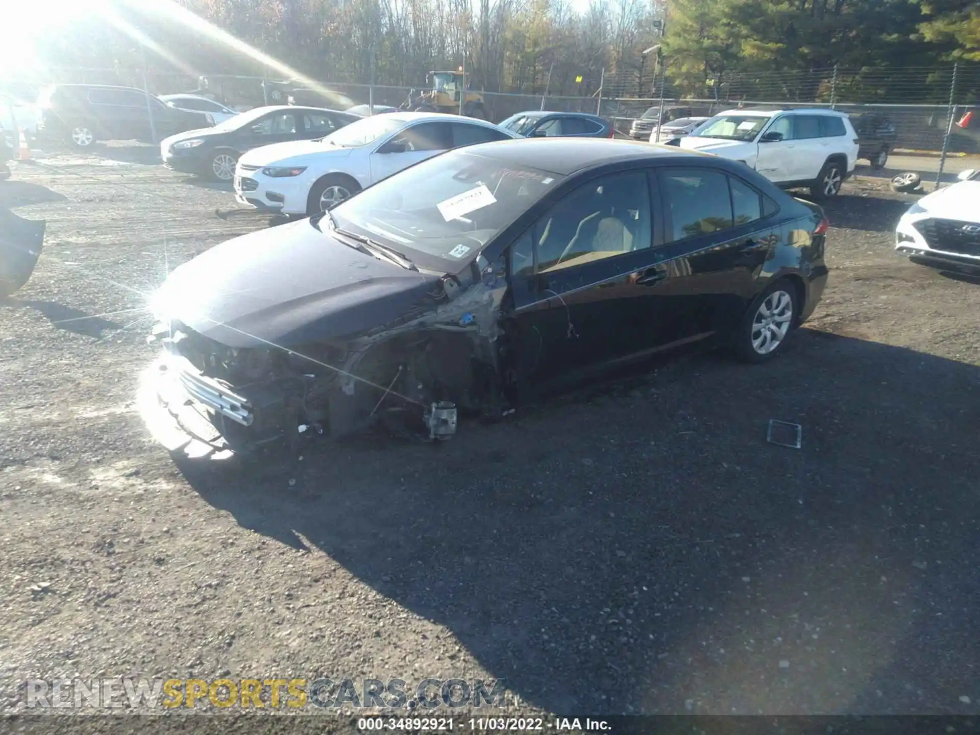 2 Photograph of a damaged car JTDEPMAE3MJ119843 TOYOTA COROLLA 2021