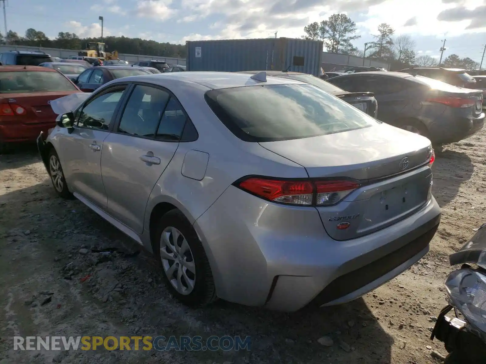 3 Photograph of a damaged car JTDEPMAE3MJ120815 TOYOTA COROLLA 2021