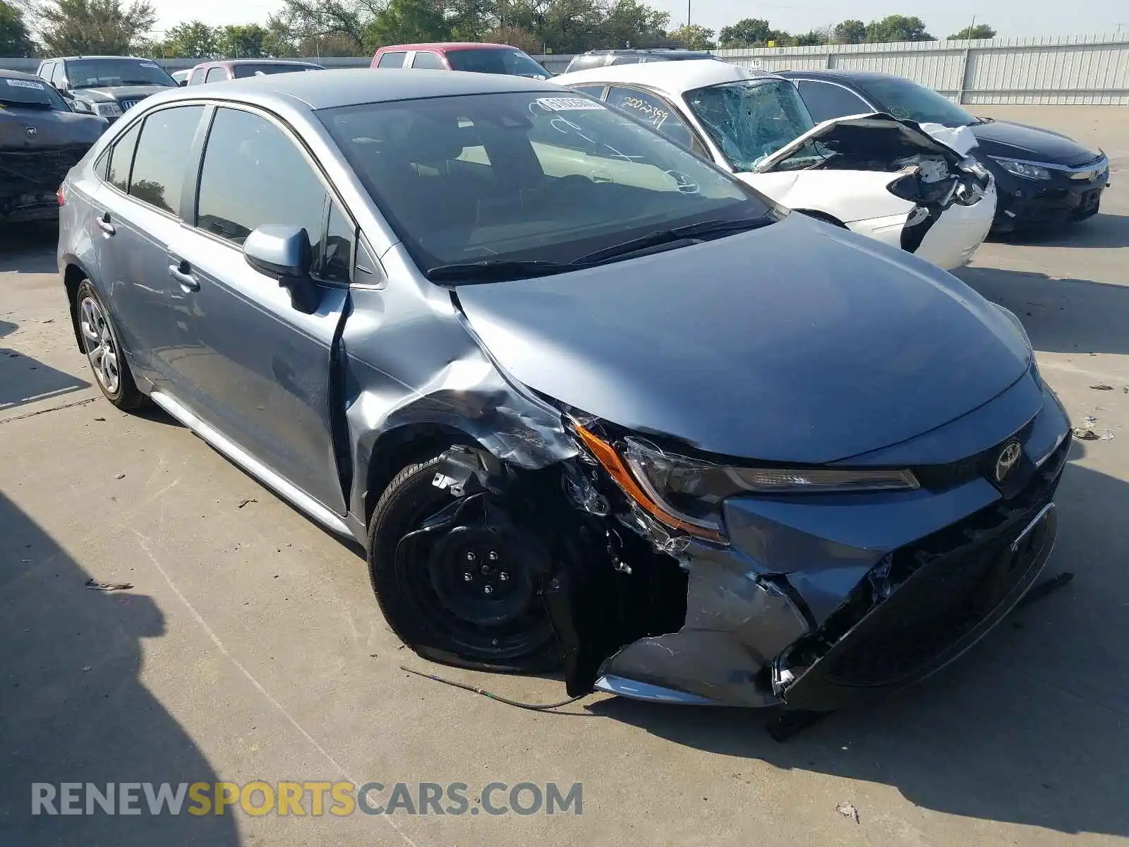 1 Photograph of a damaged car JTDEPMAE3MJ122645 TOYOTA COROLLA 2021