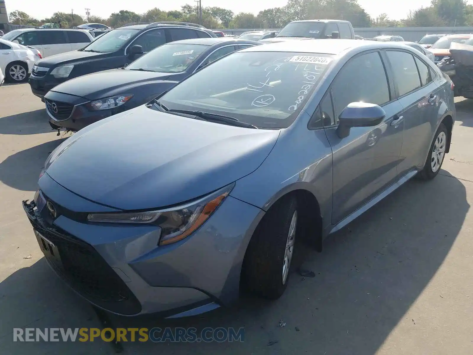 2 Photograph of a damaged car JTDEPMAE3MJ122645 TOYOTA COROLLA 2021