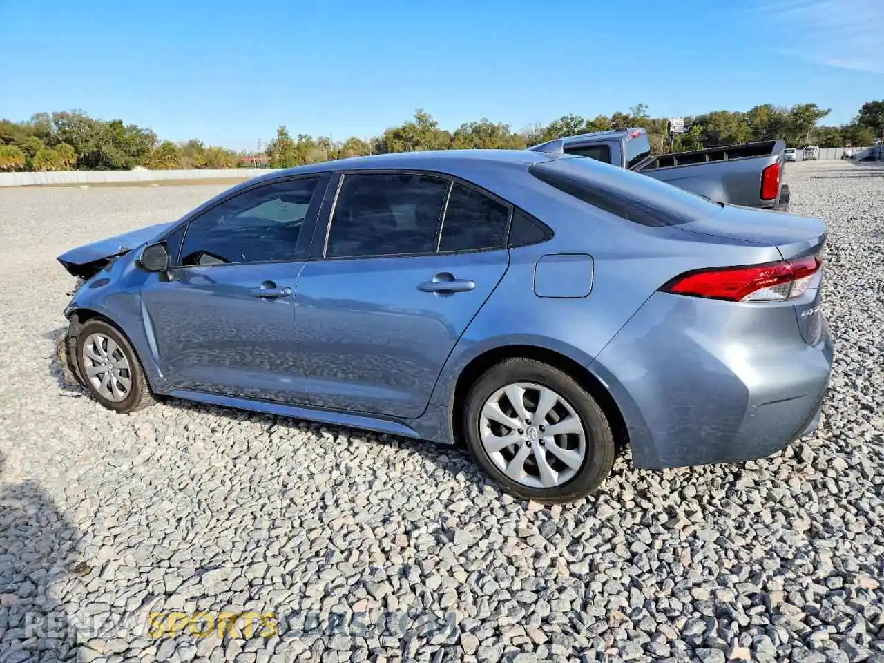 2 Photograph of a damaged car JTDEPMAE3MJ123035 TOYOTA COROLLA 2021