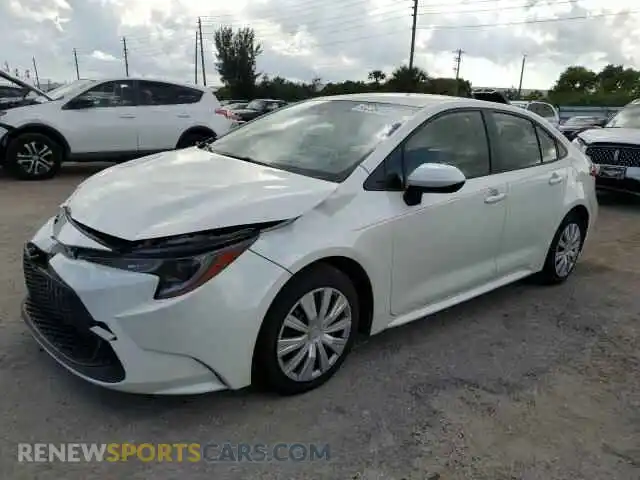 1 Photograph of a damaged car JTDEPMAE3MJ124444 TOYOTA COROLLA 2021