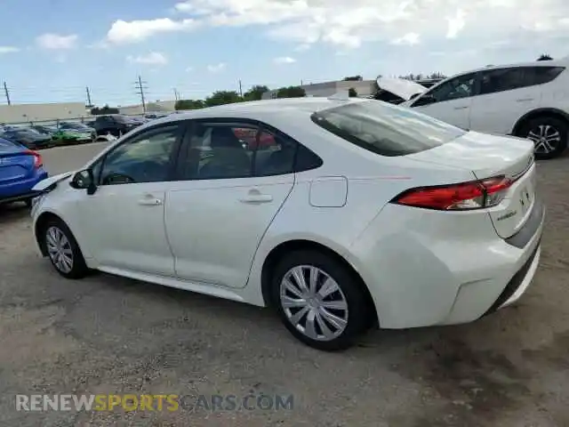 2 Photograph of a damaged car JTDEPMAE3MJ124444 TOYOTA COROLLA 2021