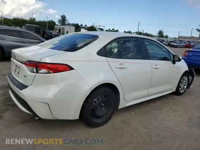 3 Photograph of a damaged car JTDEPMAE3MJ124444 TOYOTA COROLLA 2021