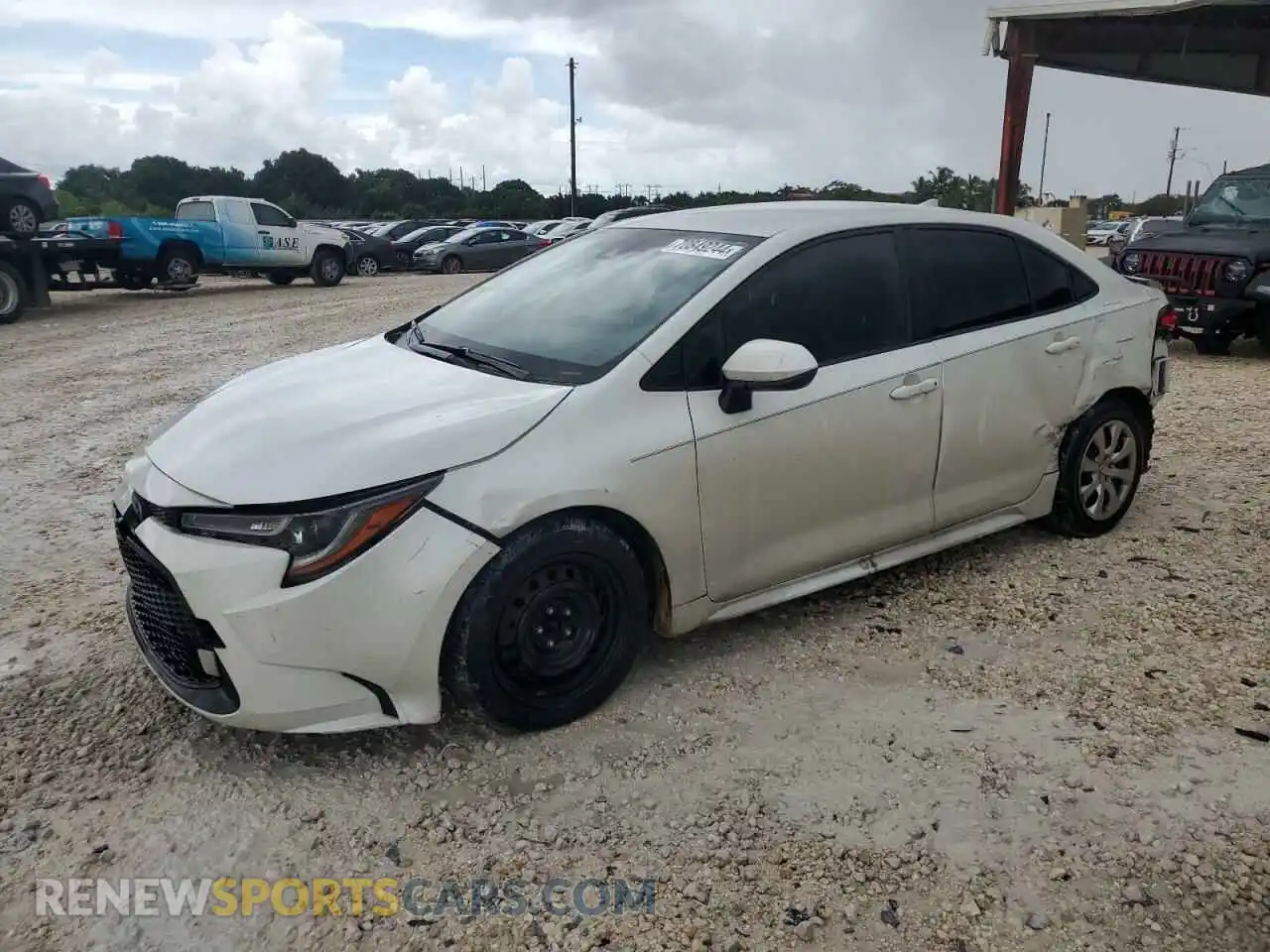 1 Photograph of a damaged car JTDEPMAE3MJ125691 TOYOTA COROLLA 2021