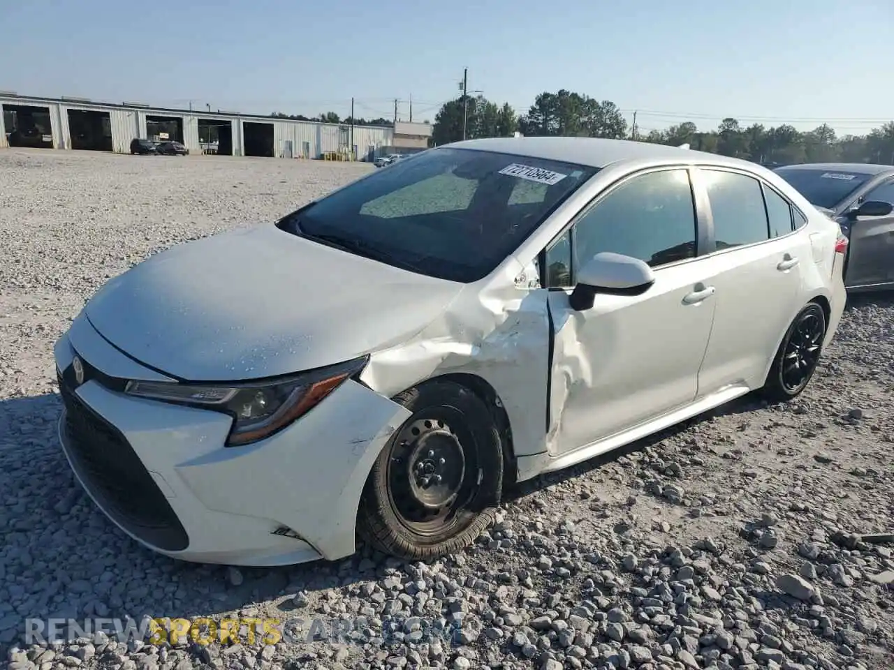 1 Photograph of a damaged car JTDEPMAE3MJ126873 TOYOTA COROLLA 2021