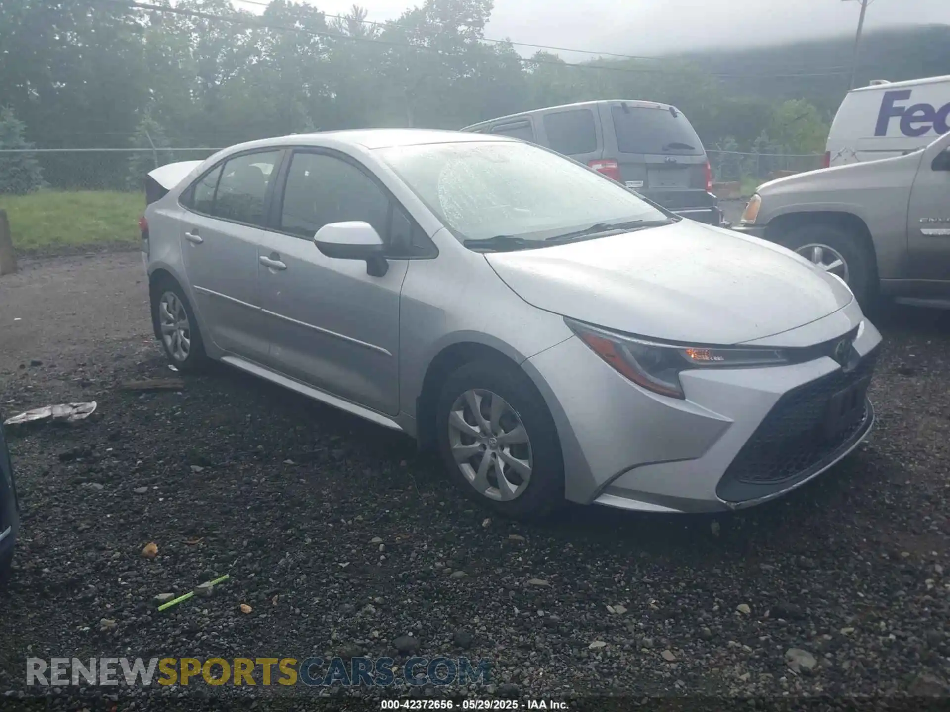 1 Photograph of a damaged car JTDEPMAE3MJ131636 TOYOTA COROLLA 2021