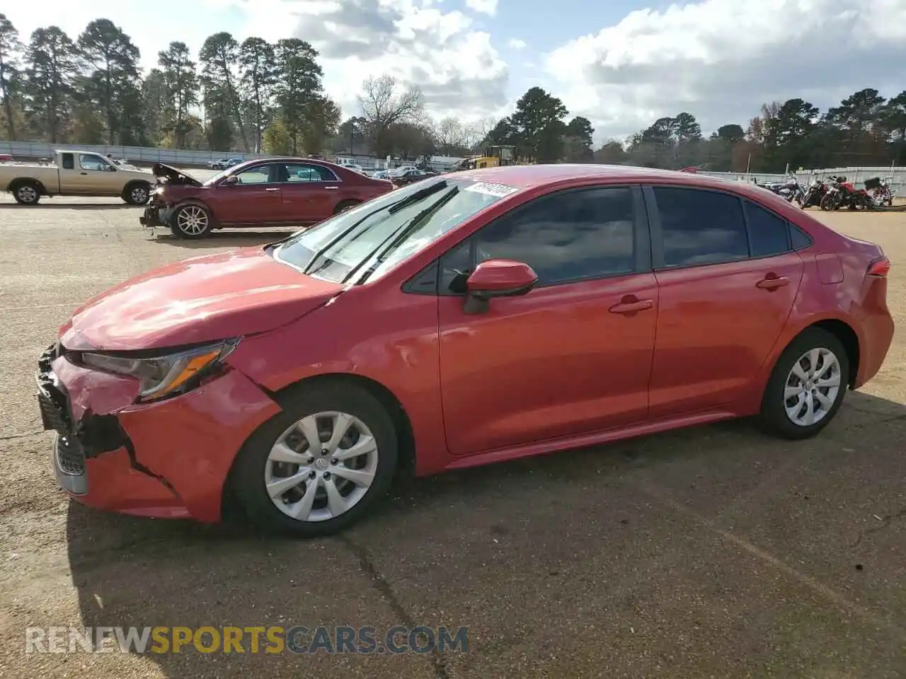 1 Photograph of a damaged car JTDEPMAE3MJ132012 TOYOTA COROLLA 2021