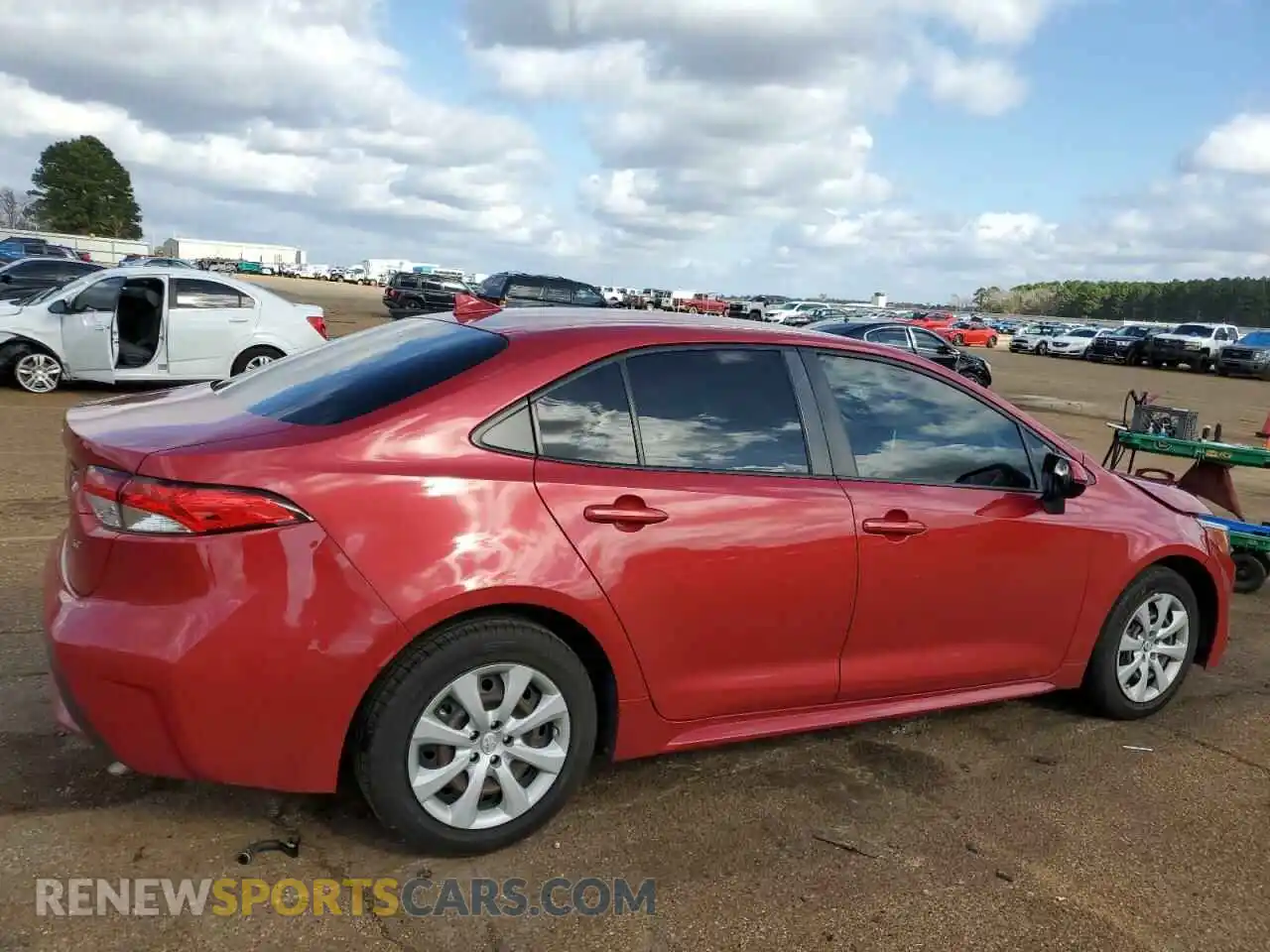 3 Photograph of a damaged car JTDEPMAE3MJ132012 TOYOTA COROLLA 2021