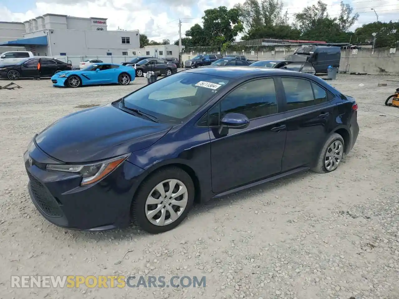 1 Photograph of a damaged car JTDEPMAE3MJ137713 TOYOTA COROLLA 2021