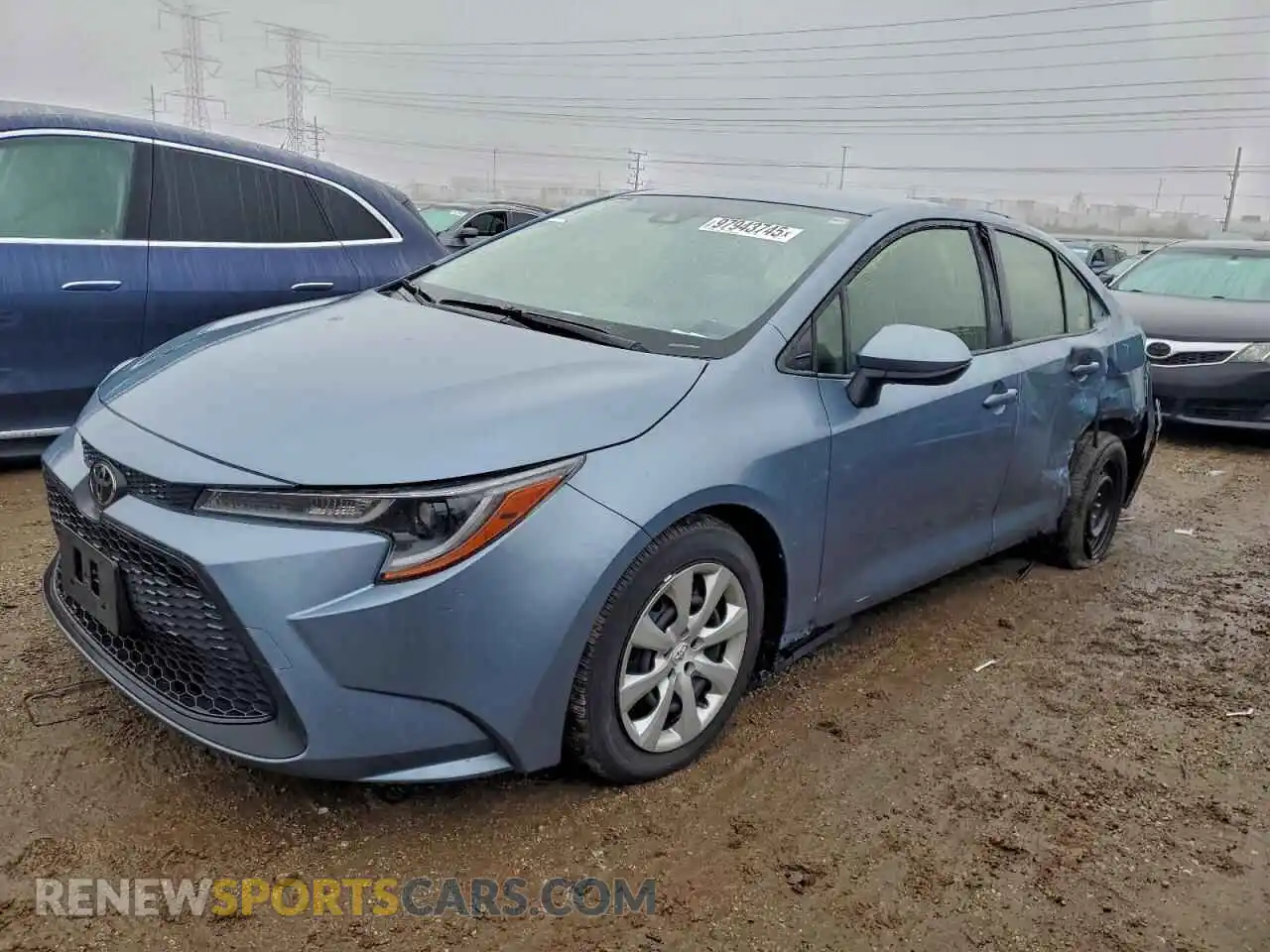 1 Фотография поврежденного автомобиля JTDEPMAE3MJ137890 TOYOTA COROLLA 2021