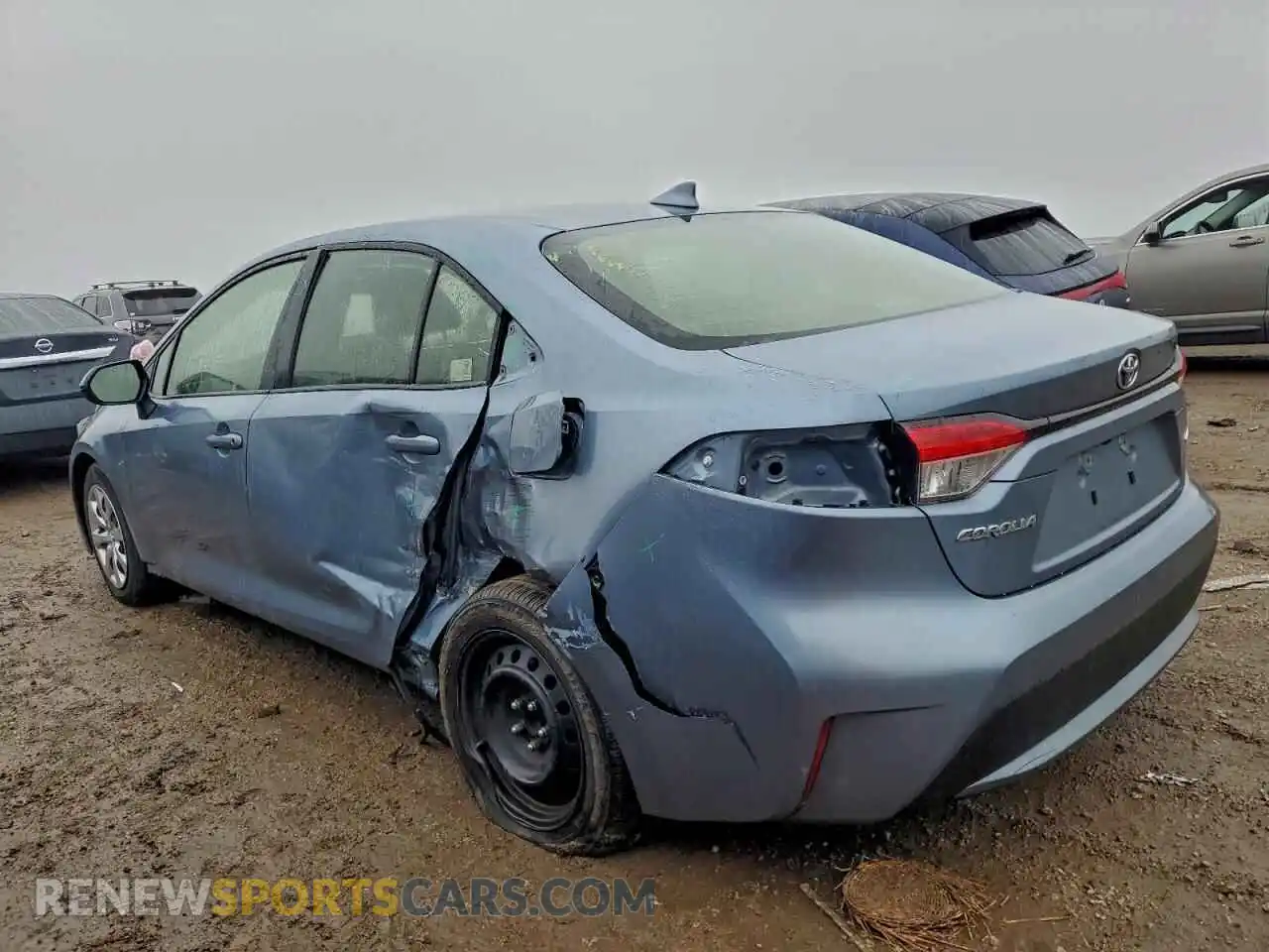 2 Фотография поврежденного автомобиля JTDEPMAE3MJ137890 TOYOTA COROLLA 2021