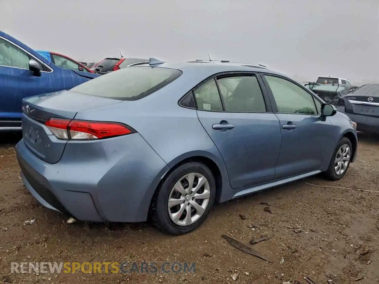 3 Фотография поврежденного автомобиля JTDEPMAE3MJ137890 TOYOTA COROLLA 2021