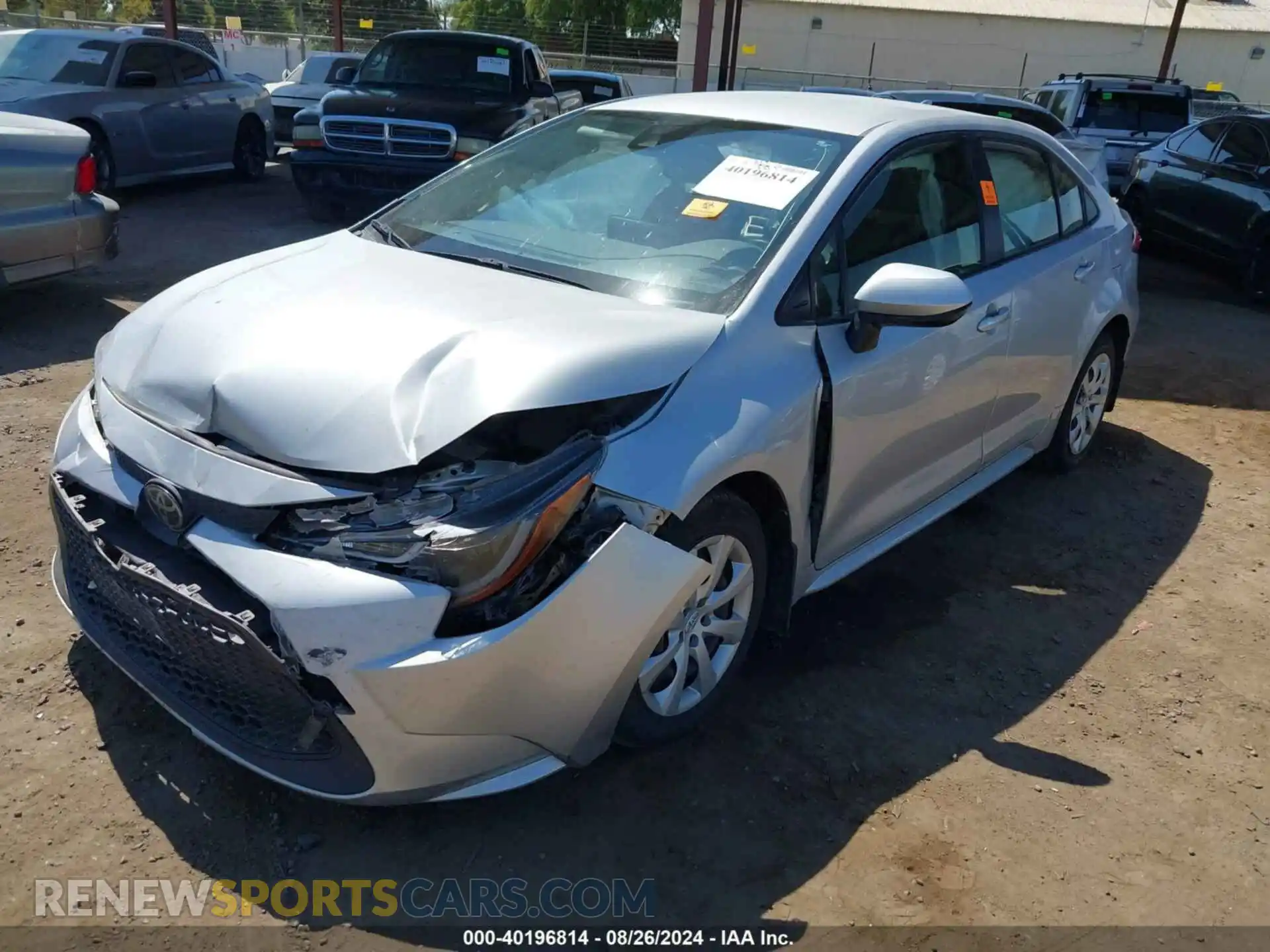 2 Фотография поврежденного автомобиля JTDEPMAE3MJ138683 TOYOTA COROLLA 2021