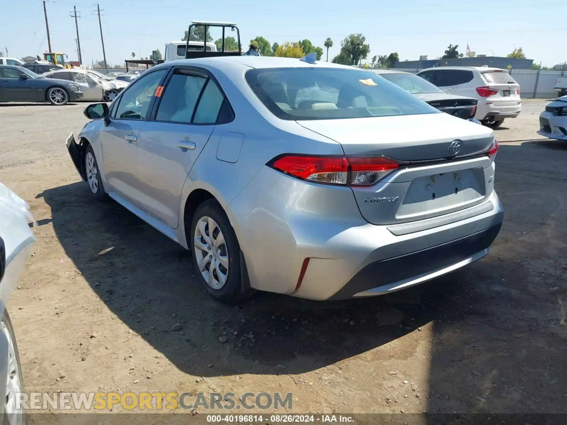 3 Фотография поврежденного автомобиля JTDEPMAE3MJ138683 TOYOTA COROLLA 2021