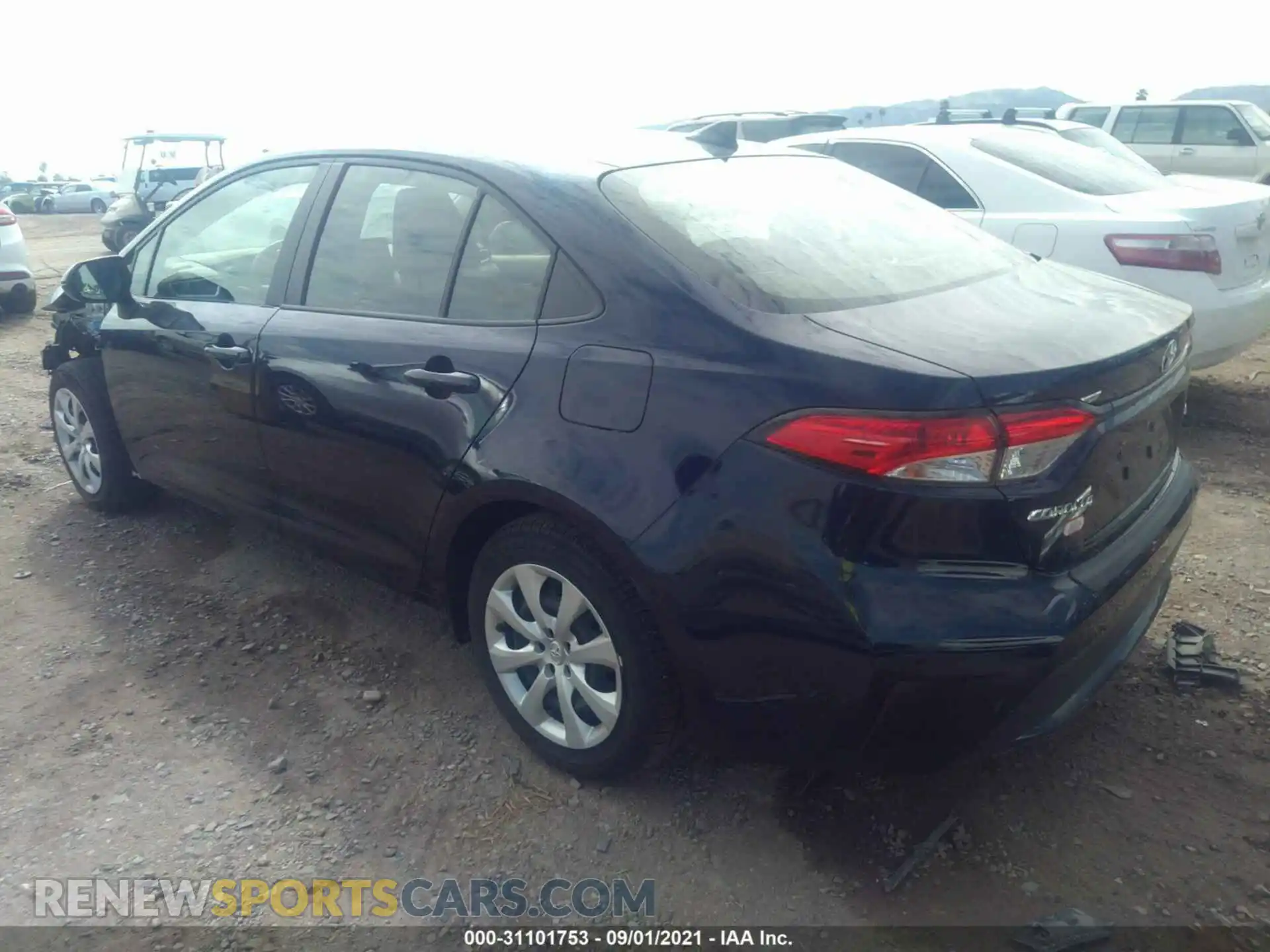 3 Photograph of a damaged car JTDEPMAE3MJ141177 TOYOTA COROLLA 2021