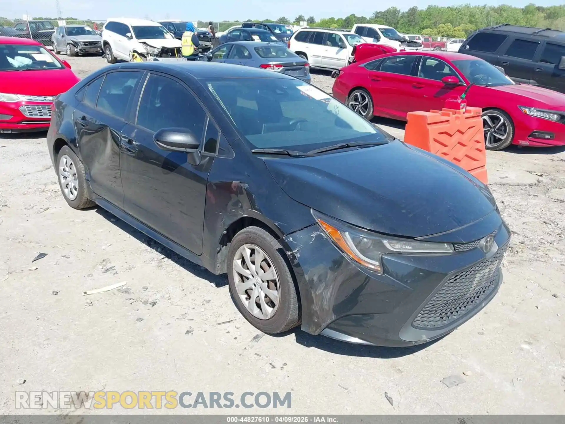 1 Photograph of a damaged car JTDEPMAE3MJ141258 TOYOTA COROLLA 2021