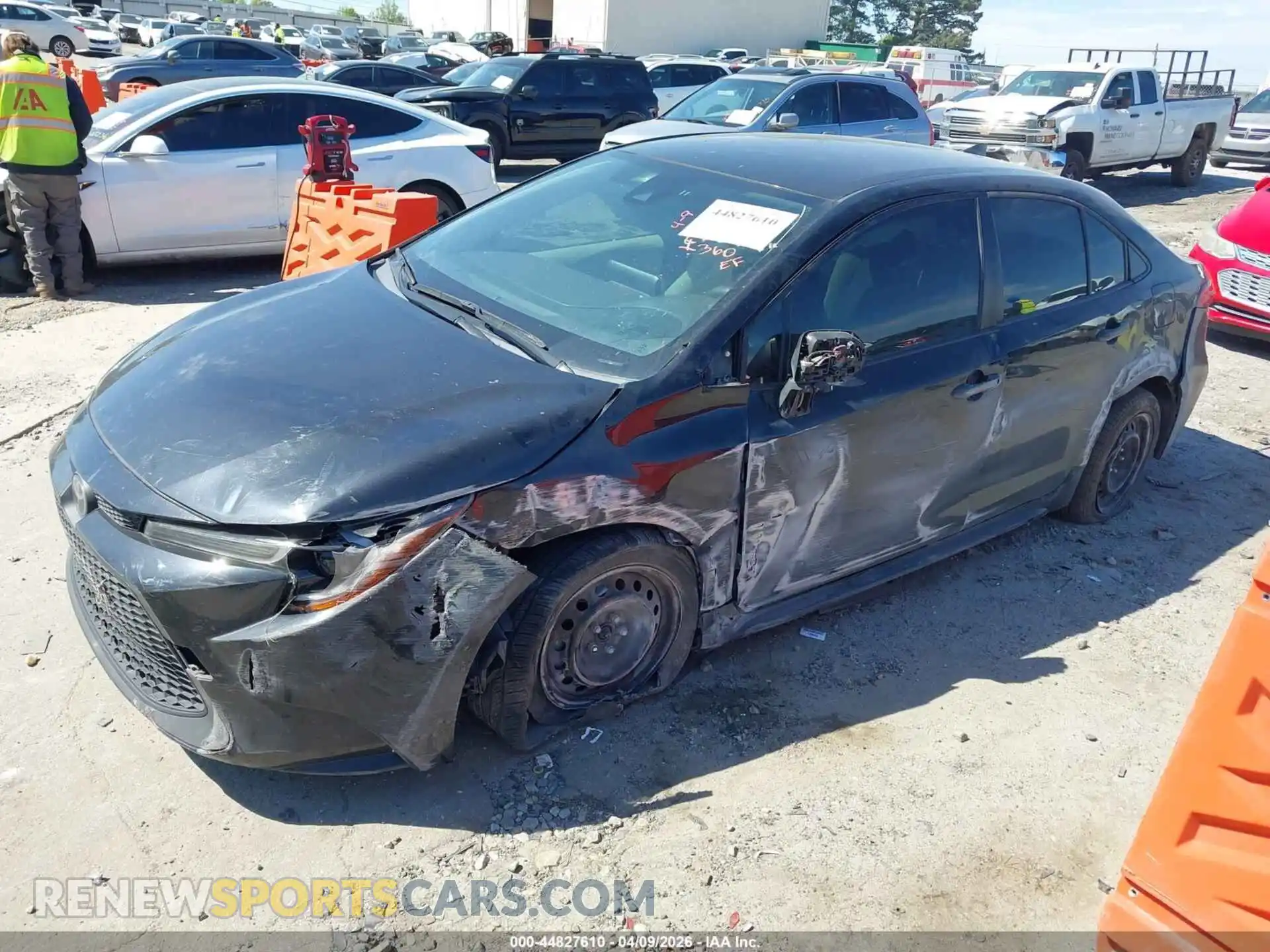 2 Photograph of a damaged car JTDEPMAE3MJ141258 TOYOTA COROLLA 2021