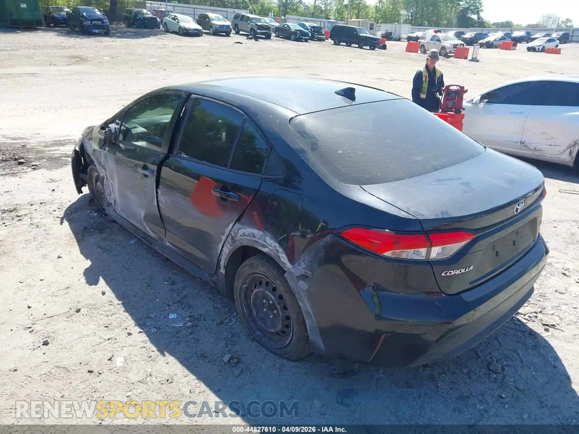 3 Photograph of a damaged car JTDEPMAE3MJ141258 TOYOTA COROLLA 2021