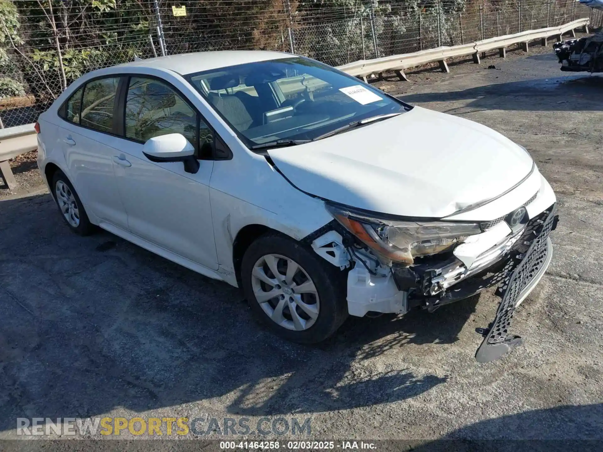 1 Photograph of a damaged car JTDEPMAE3MJ144273 TOYOTA COROLLA 2021