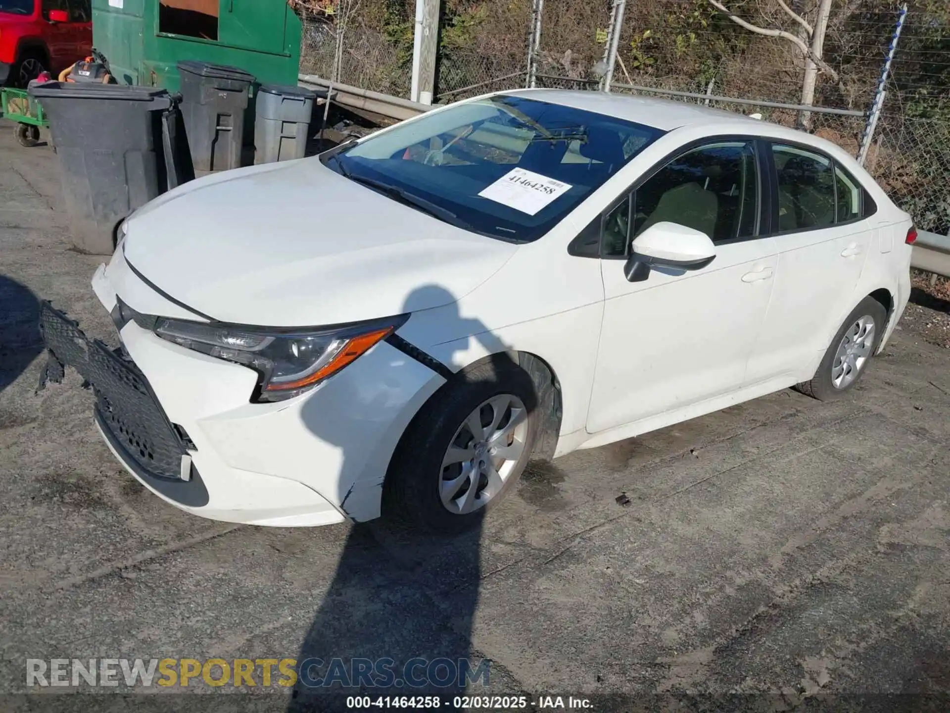 2 Photograph of a damaged car JTDEPMAE3MJ144273 TOYOTA COROLLA 2021