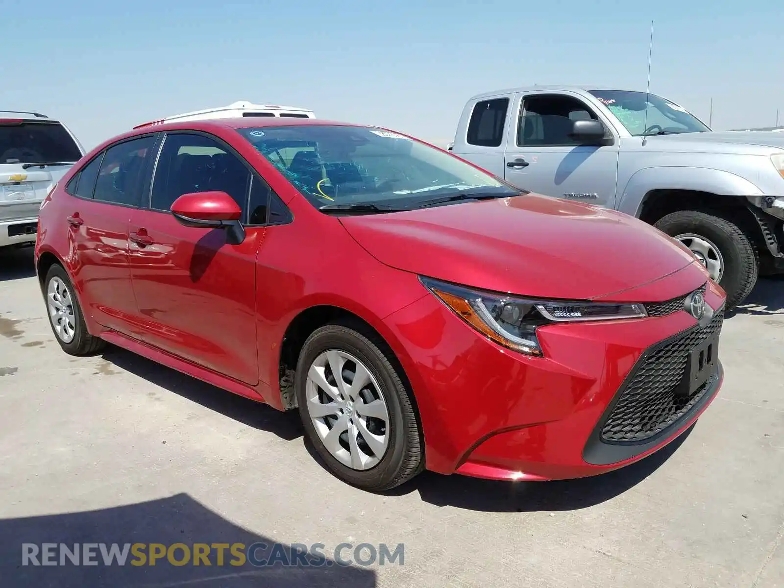 1 Photograph of a damaged car JTDEPMAE3MJ145214 TOYOTA COROLLA 2021