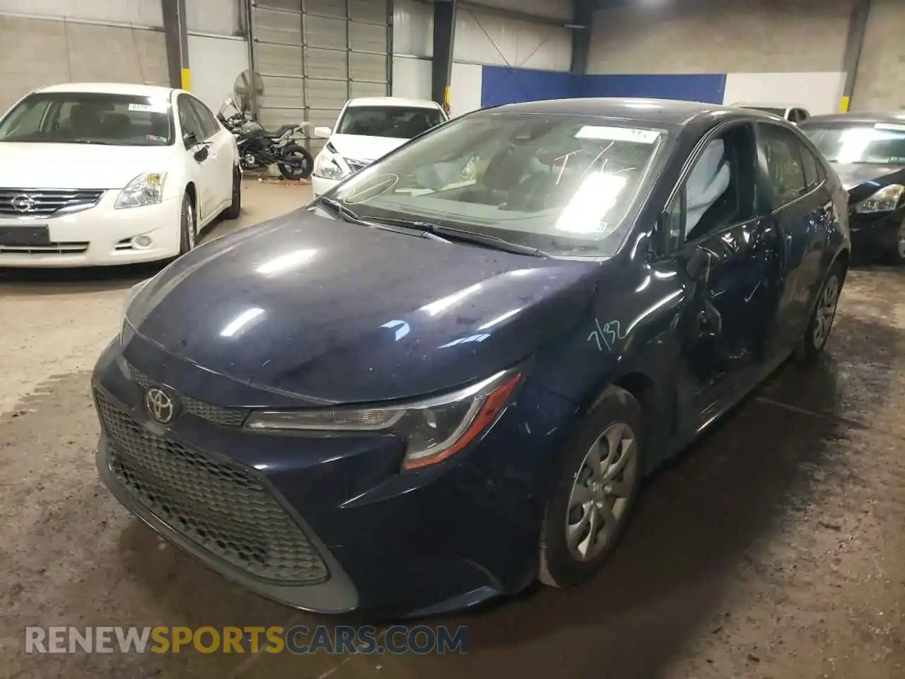 2 Photograph of a damaged car JTDEPMAE3MJ145603 TOYOTA COROLLA 2021