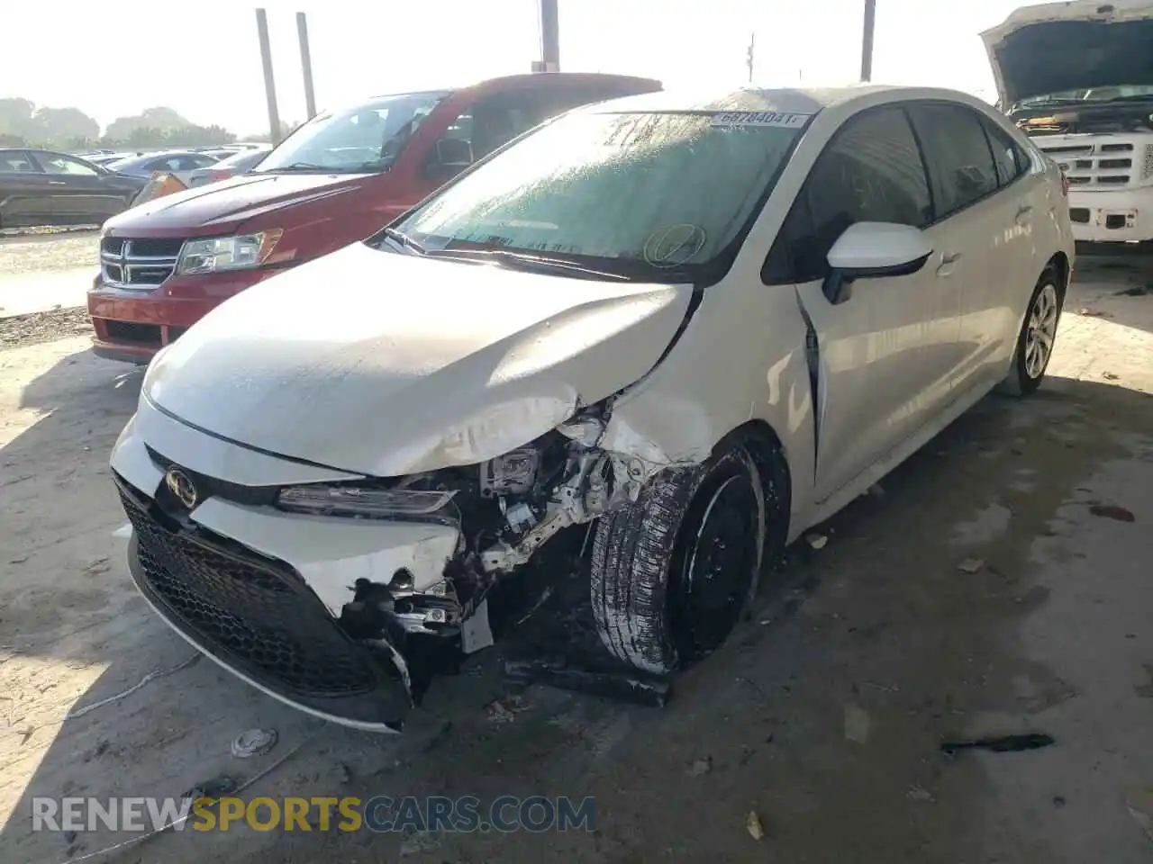2 Photograph of a damaged car JTDEPMAE3MJ146721 TOYOTA COROLLA 2021