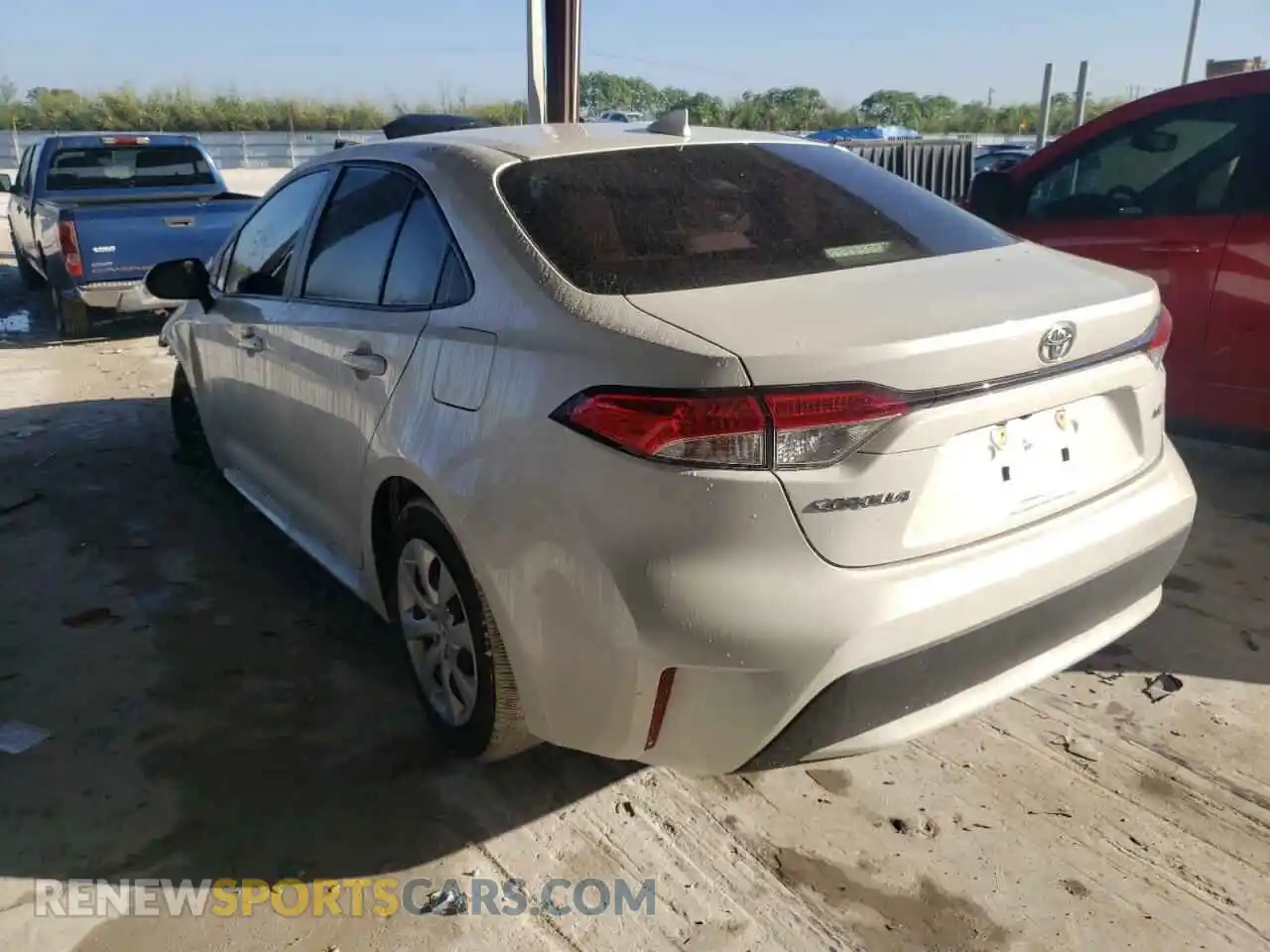 3 Photograph of a damaged car JTDEPMAE3MJ146721 TOYOTA COROLLA 2021