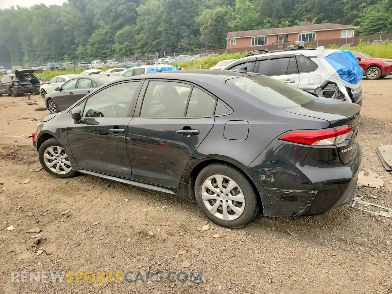 2 Photograph of a damaged car JTDEPMAE3MJ147853 TOYOTA COROLLA 2021