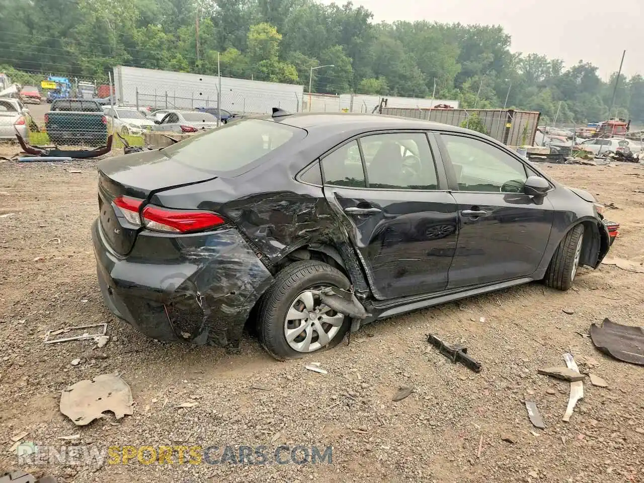 3 Photograph of a damaged car JTDEPMAE3MJ147853 TOYOTA COROLLA 2021