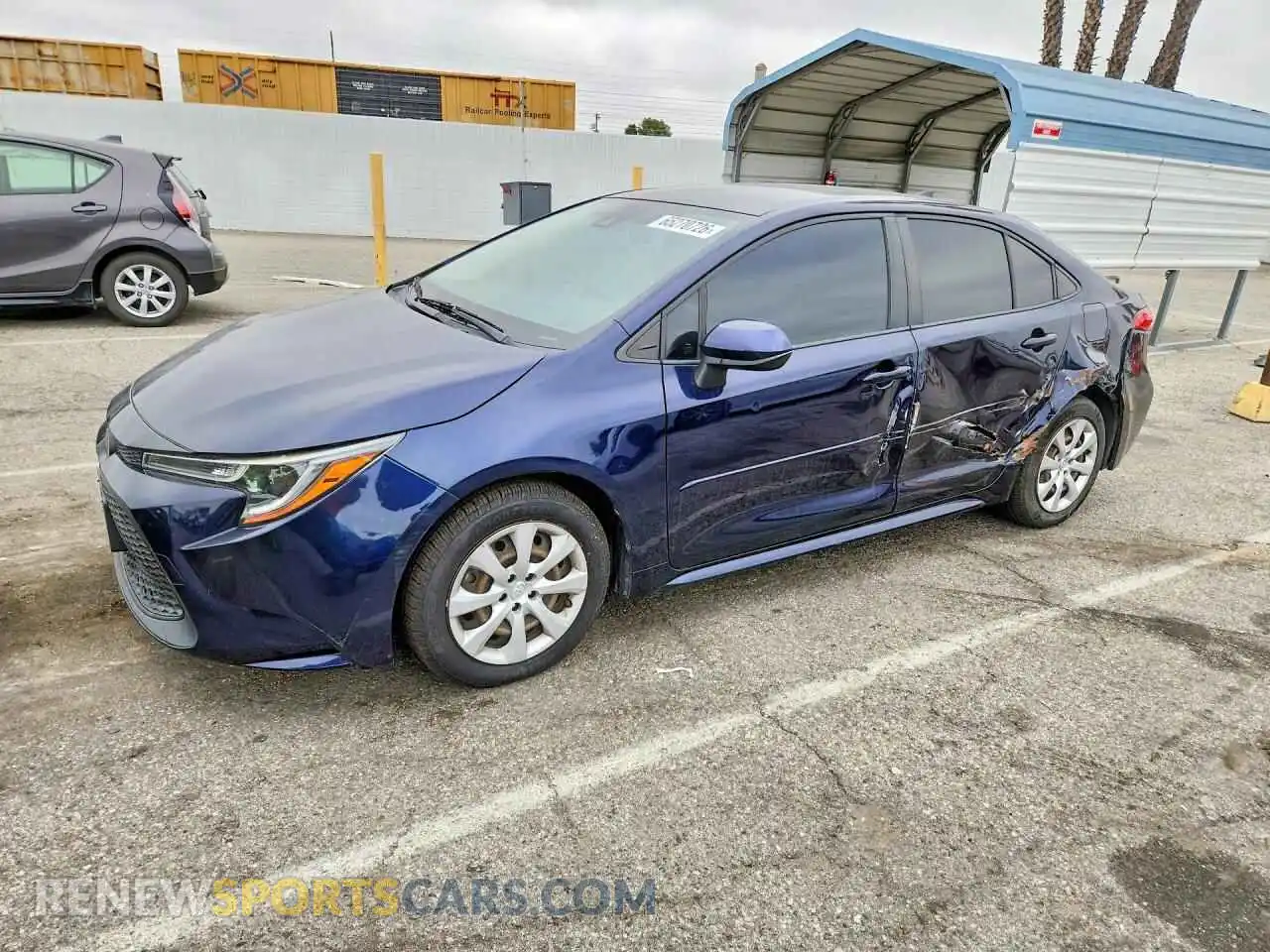 1 Photograph of a damaged car JTDEPMAE3MJ148100 TOYOTA COROLLA 2021