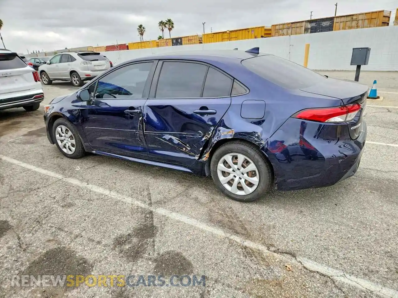 2 Photograph of a damaged car JTDEPMAE3MJ148100 TOYOTA COROLLA 2021