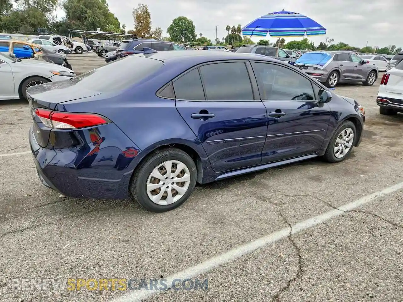 3 Photograph of a damaged car JTDEPMAE3MJ148100 TOYOTA COROLLA 2021
