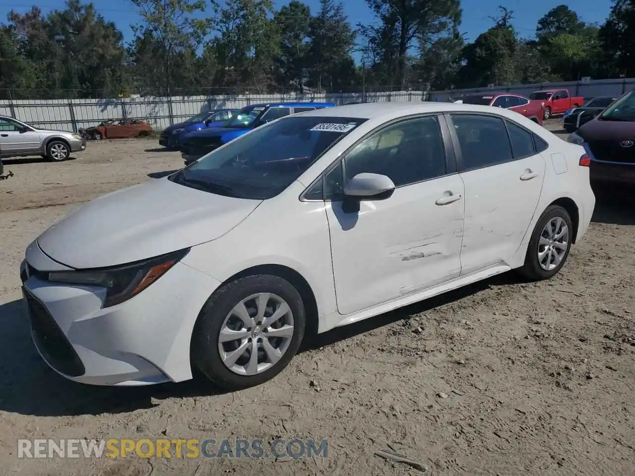 1 Photograph of a damaged car JTDEPMAE3MJ148968 TOYOTA COROLLA 2021