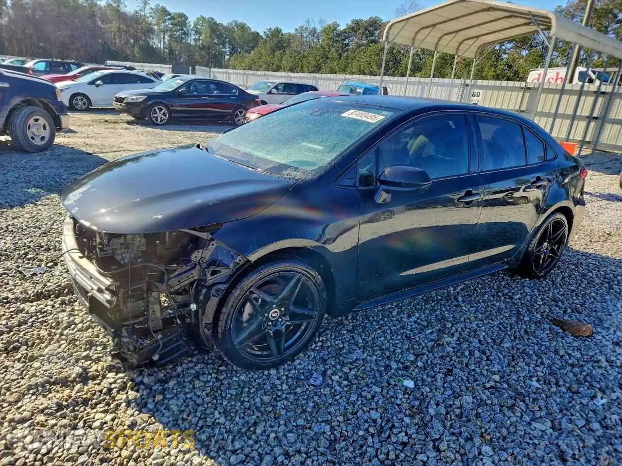 1 Photograph of a damaged car JTDEPMAE3MJ150624 TOYOTA COROLLA 2021