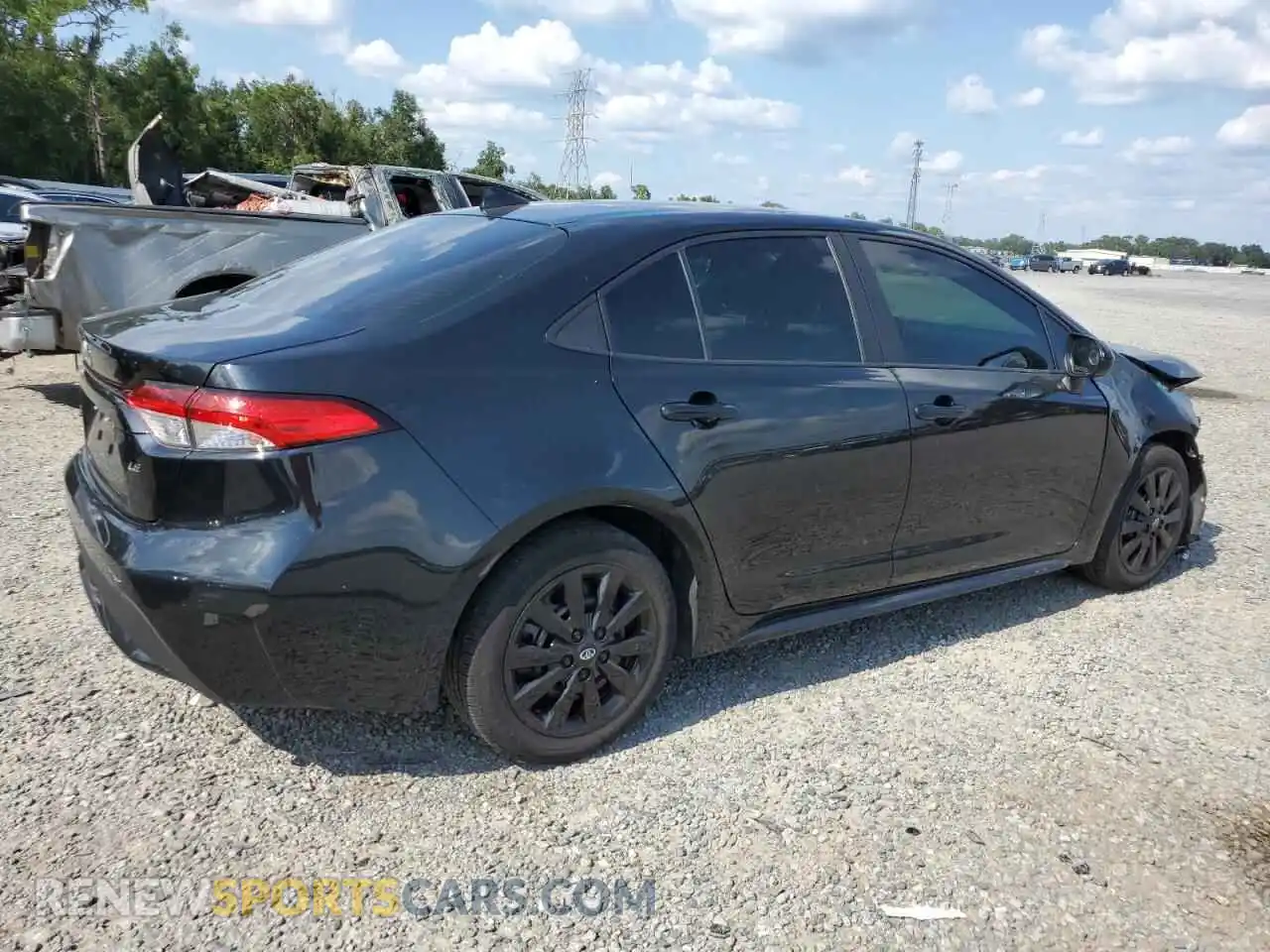 3 Photograph of a damaged car JTDEPMAE3MJ152065 TOYOTA COROLLA 2021