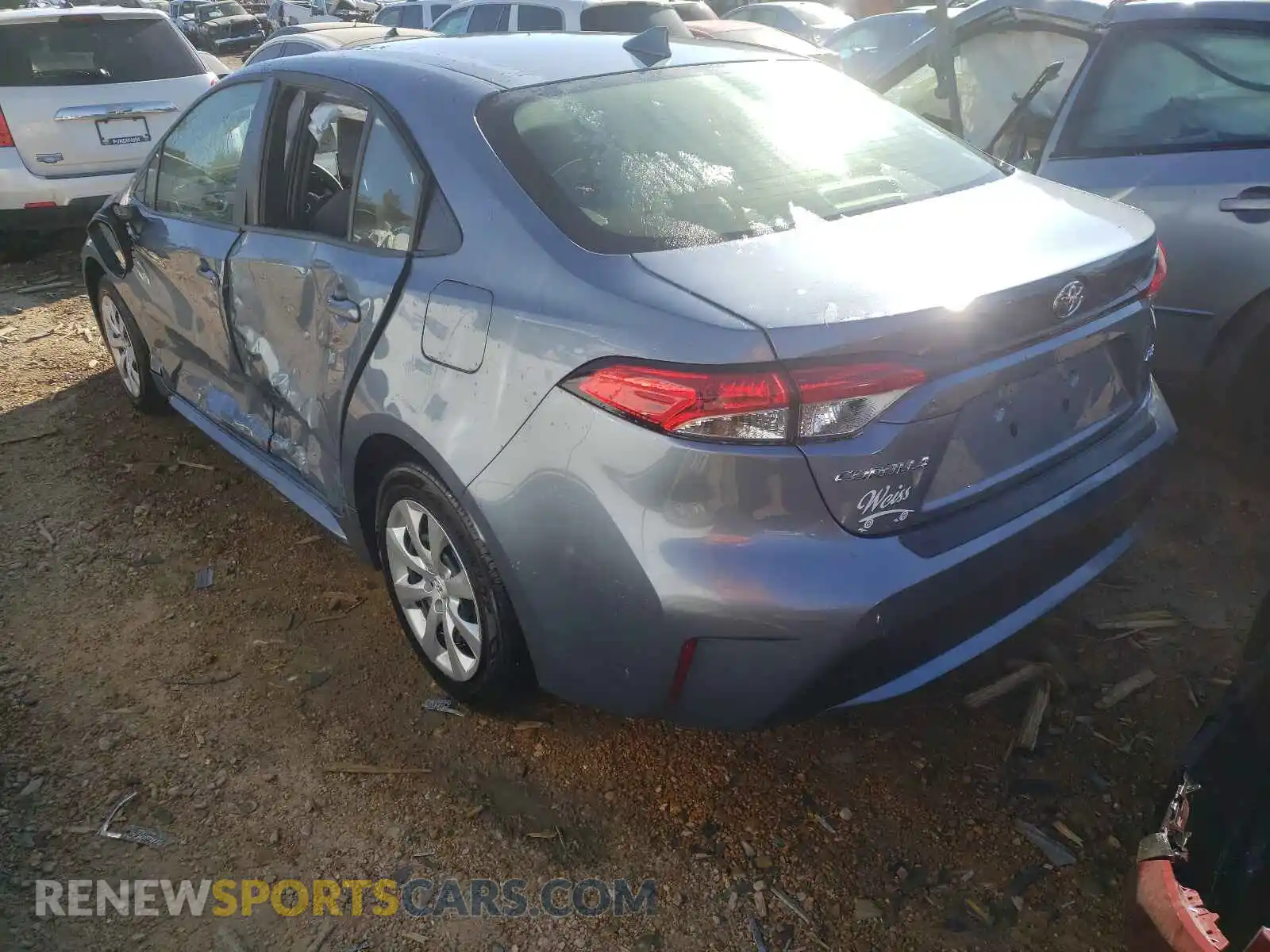 3 Photograph of a damaged car JTDEPMAE3MJ152163 TOYOTA COROLLA 2021