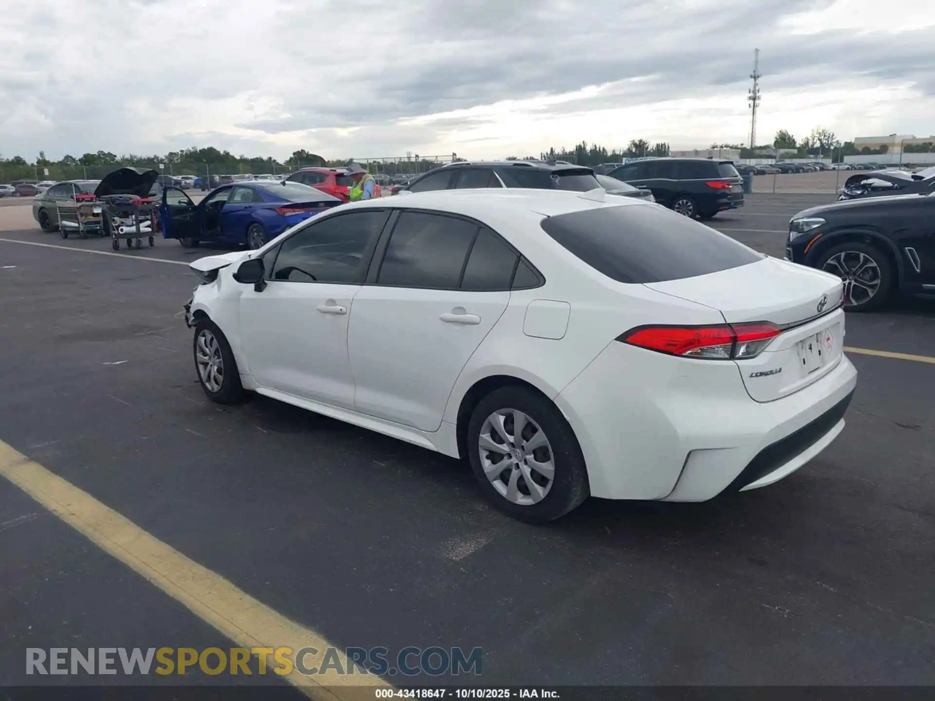 3 Photograph of a damaged car JTDEPMAE3MJ153412 TOYOTA COROLLA 2021