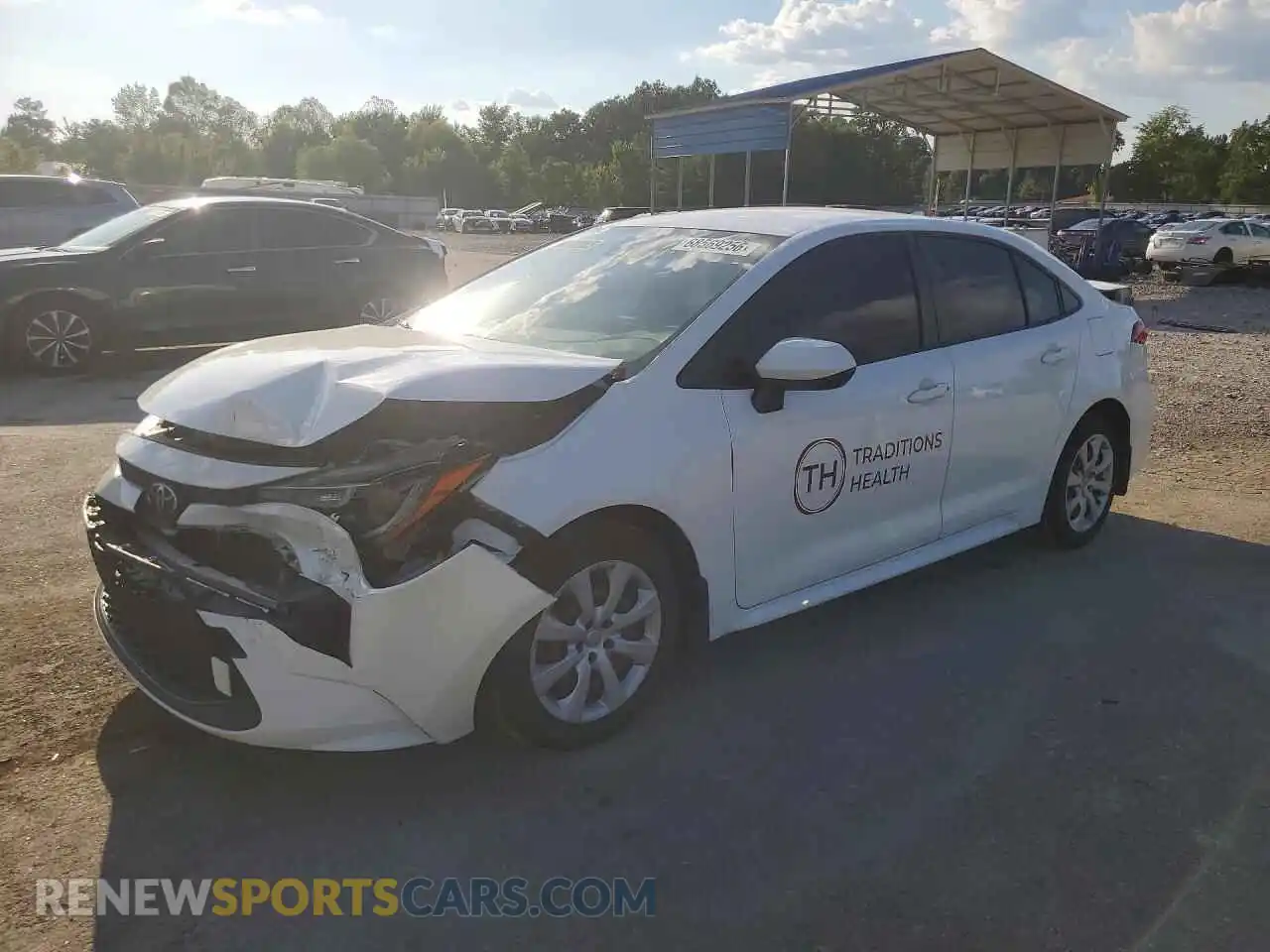 1 Photograph of a damaged car JTDEPMAE3MJ155029 TOYOTA COROLLA 2021