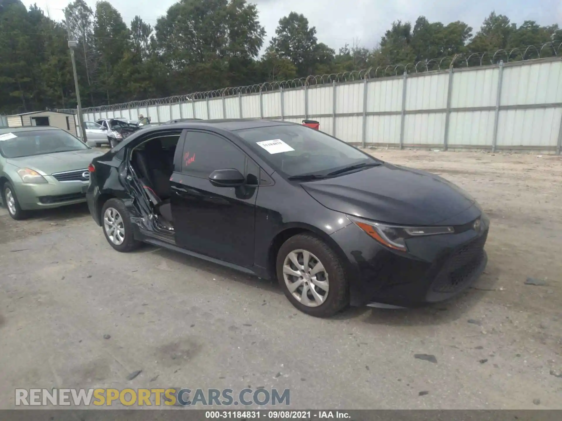 1 Photograph of a damaged car JTDEPMAE3MJ155483 TOYOTA COROLLA 2021