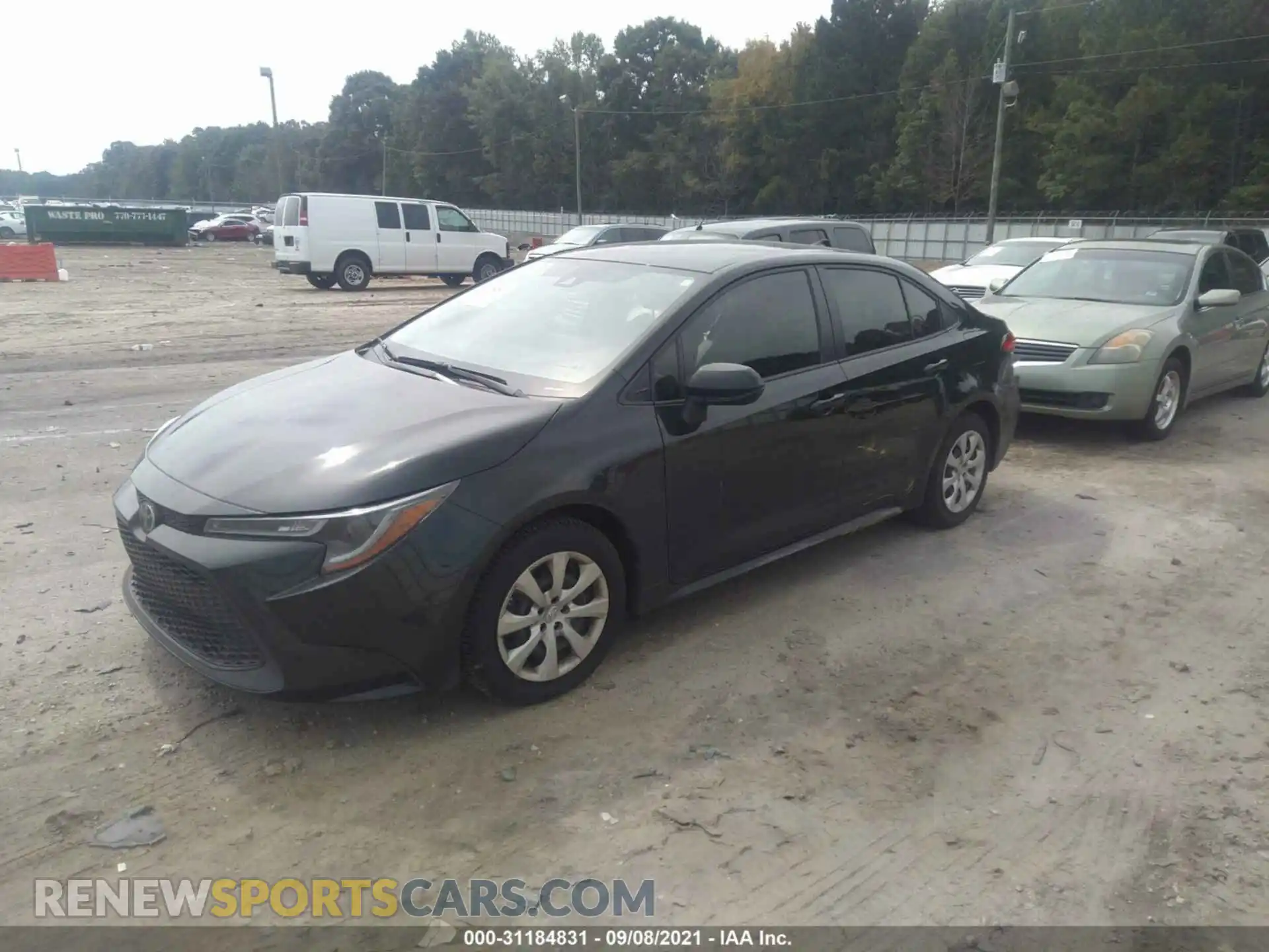 2 Photograph of a damaged car JTDEPMAE3MJ155483 TOYOTA COROLLA 2021