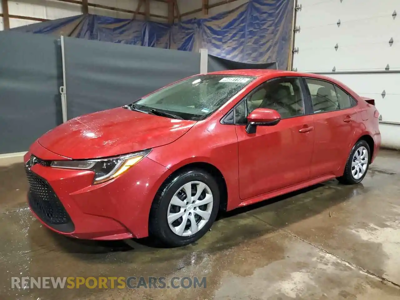 1 Photograph of a damaged car JTDEPMAE3MJ157413 TOYOTA COROLLA 2021