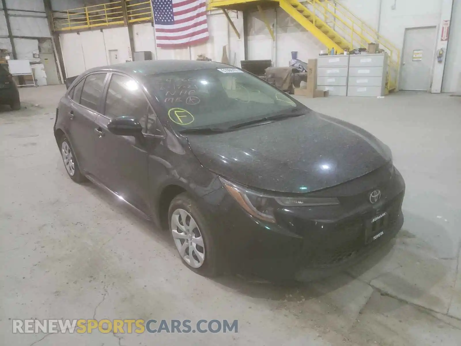 1 Photograph of a damaged car JTDEPMAE3MJ158741 TOYOTA COROLLA 2021