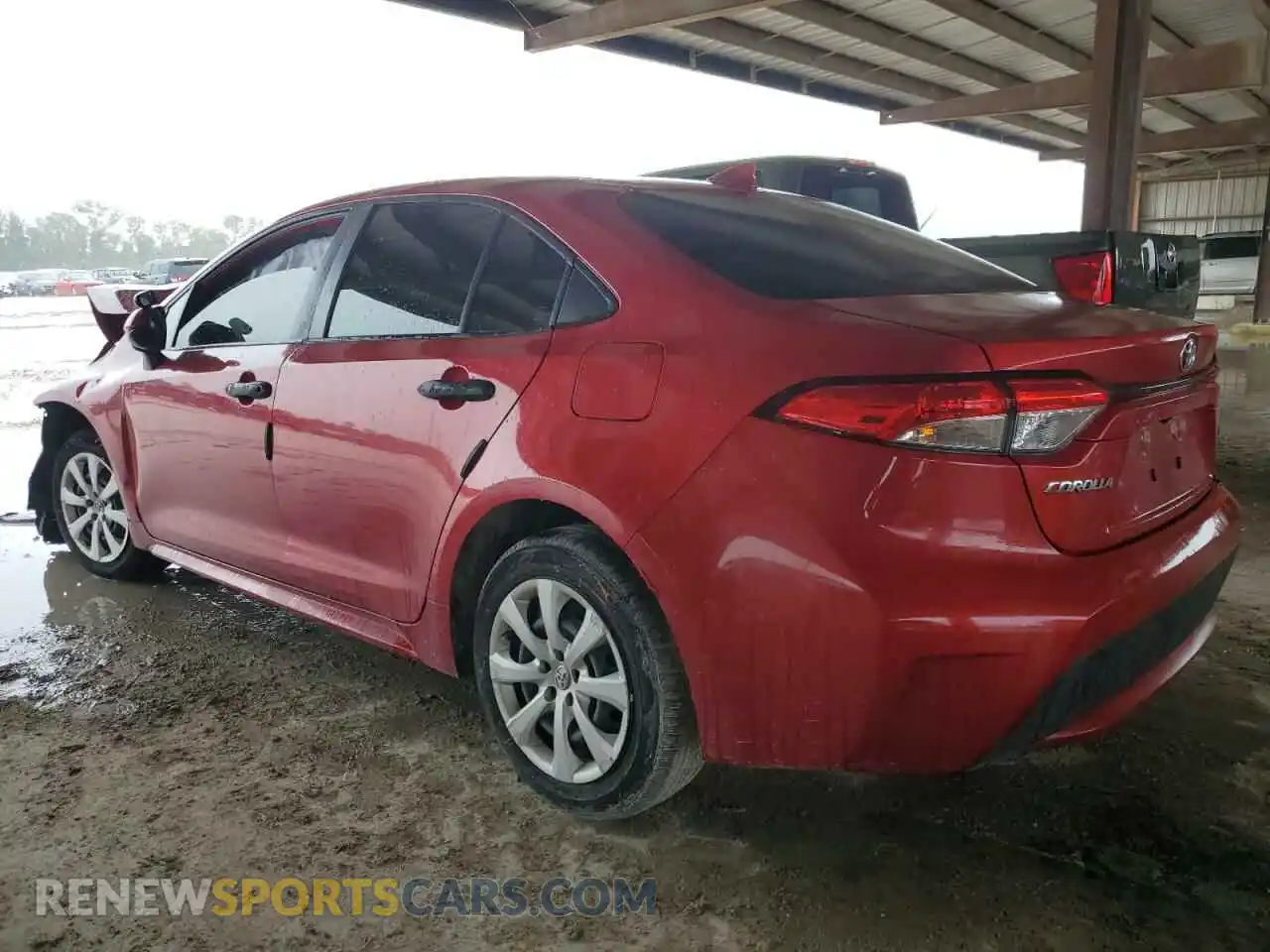 2 Photograph of a damaged car JTDEPMAE3MJ161042 TOYOTA COROLLA 2021