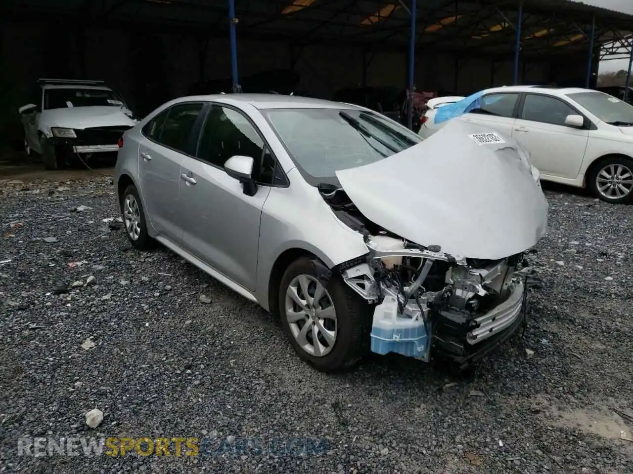 1 Photograph of a damaged car JTDEPMAE3MJ161462 TOYOTA COROLLA 2021