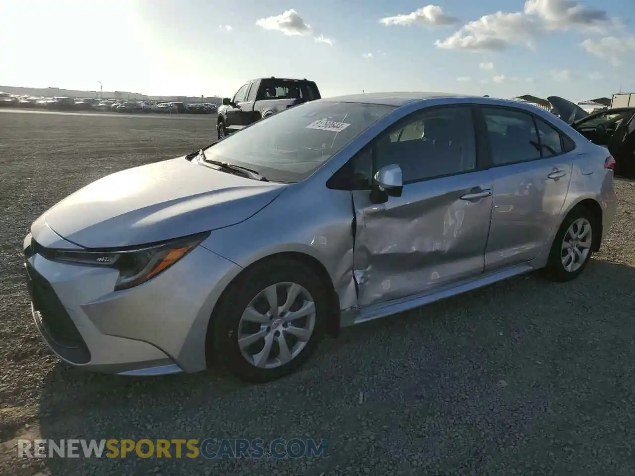 1 Photograph of a damaged car JTDEPMAE3MJ162904 TOYOTA COROLLA 2021